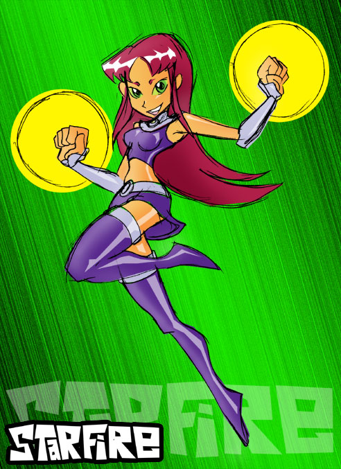 StarFire Teen Titans Heroine